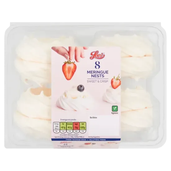 Lee's Premium Meringue Shells 110g