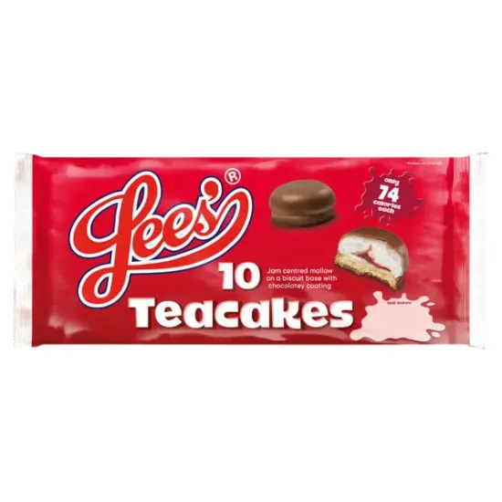 Lee's 10 Jam Teacakes 175g