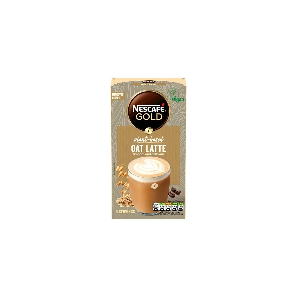 Nescafe Gold Latte Non Dairy Oat 6 Sachets 96g Nescafe Gold Latte Non Dairy Oat 6 Sachets 96g