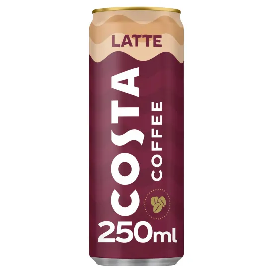 Costa Coffee Latte 4Pk 250ml