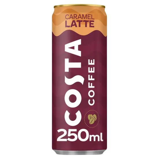 Costa Coffee Caramel Latte 4Pk 250ml