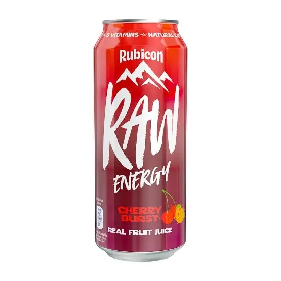Rubicon Raw Energy Cherry Burst 500ml