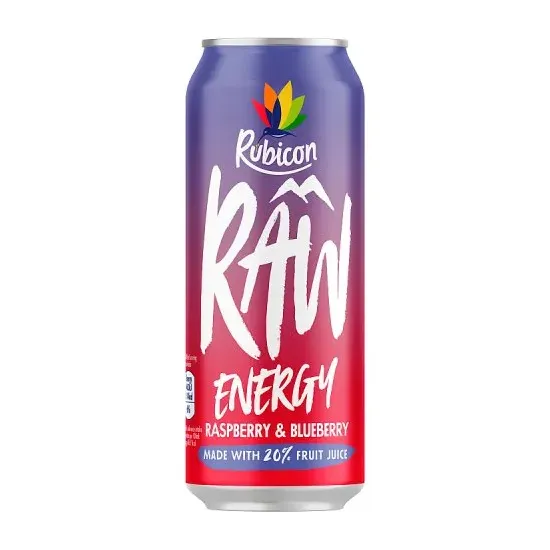 Rubicon Raw Energy Raspberry Blueberry 500ml