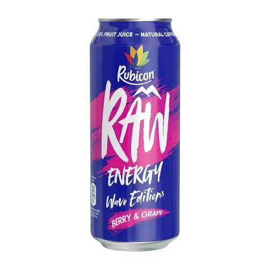 Rubicon Raw Energy Wave Berry Grape 500ml