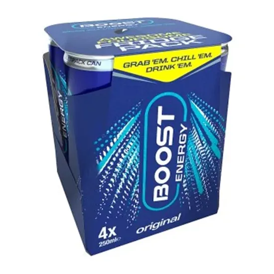 Boost Energy 4Pk 250ml