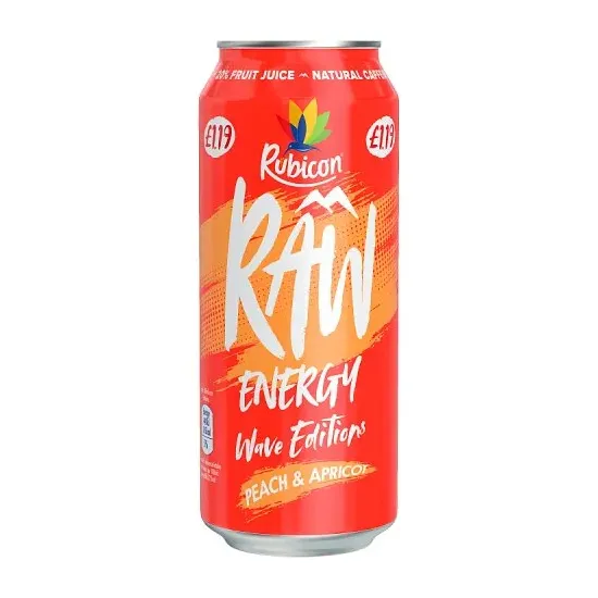Rubicon Raw Energy Wave Peach Apricot PMP 500ml