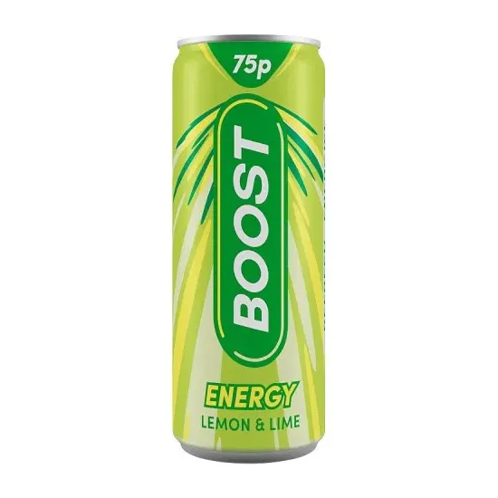 Boost Energy Lemon & Lime PMP 250ml