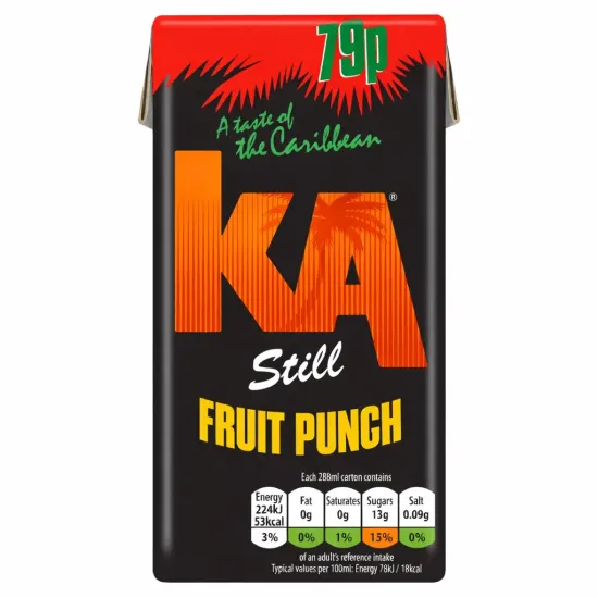 KA Still Fruit Punch PMP 288ml