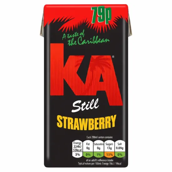KA Still Strawberry PMP 288ml