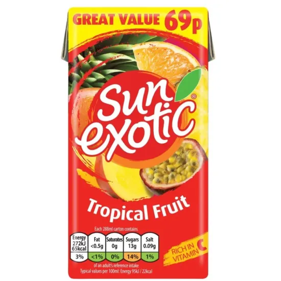 Sun Exotic Tropical Still PMP 288ml