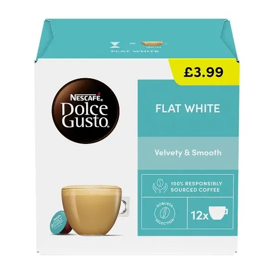 Nescafe Dolce Gusto Pods PMP - Flat White