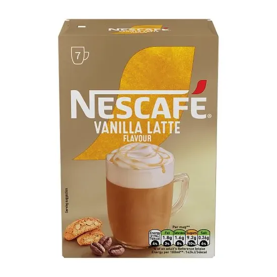 Nescafe Vanilla Latte Sachets 7x18.5g