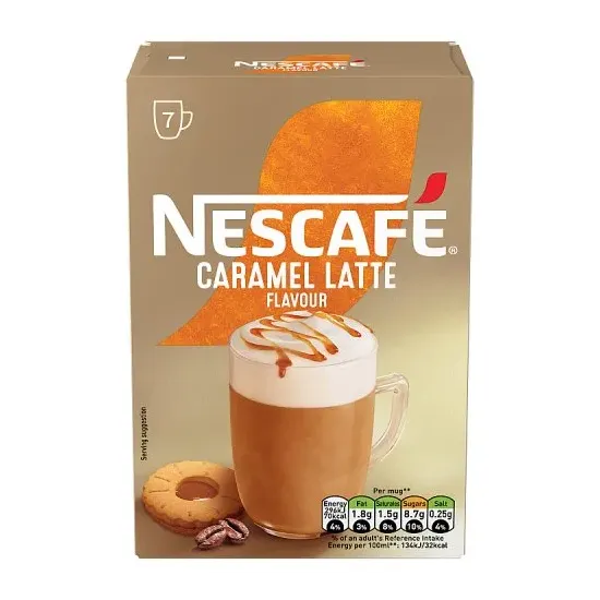Nescafe Caramel Latte Sachets 7x17g