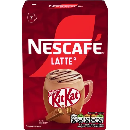 Nescafe Kit Kat Latte Sachets 7x20g