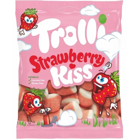 Trolli Strawberry Kiss Bags 100g