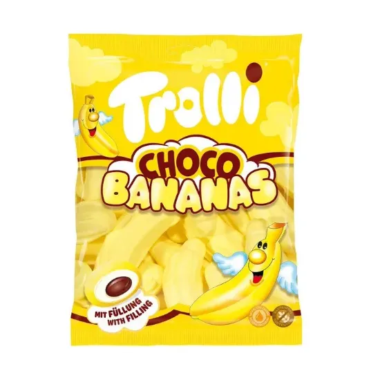 Trolli Mallow Choco Bananas 150g
