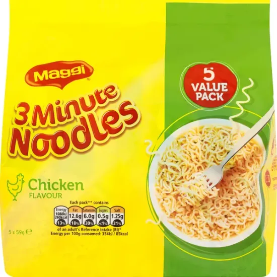 MAGGI 3 Minute Noodles - Chicken Mulitpack (5x59g)