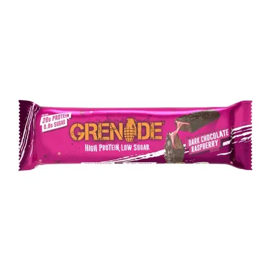 Grenade Protein Bars Dark Chocolate Raspberry 60g