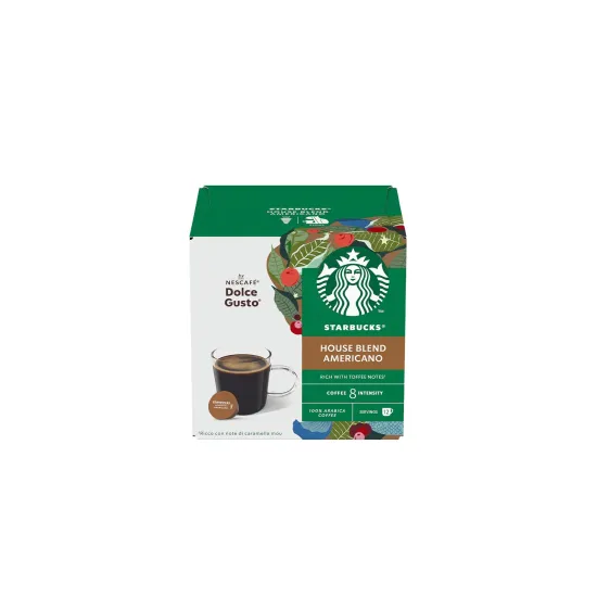 Starbucks Americano House Blend Medium Roast 12 Pods