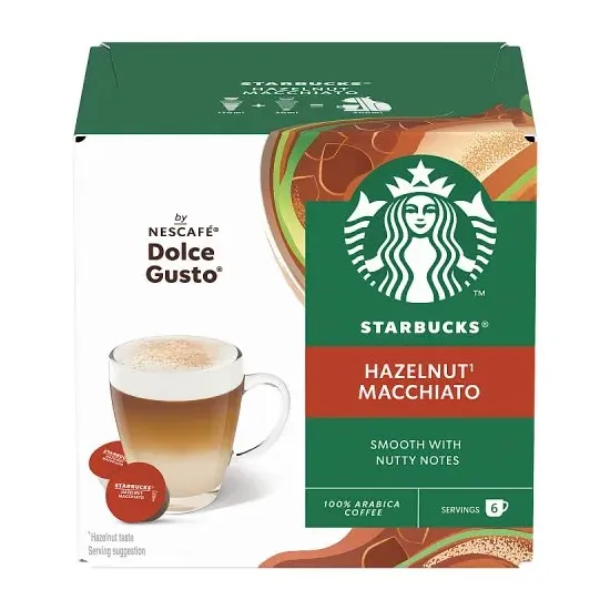 Starbucks Dolce Gusto Pods - Hazelnut Macchiato