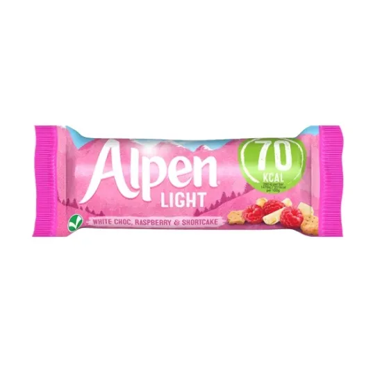 Alpen Light Bars White Chocolate, Raspberry & Shortcake 19g