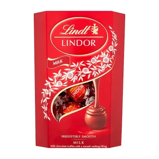 Lindt Lindor Milk Chocolate Cornet 200g