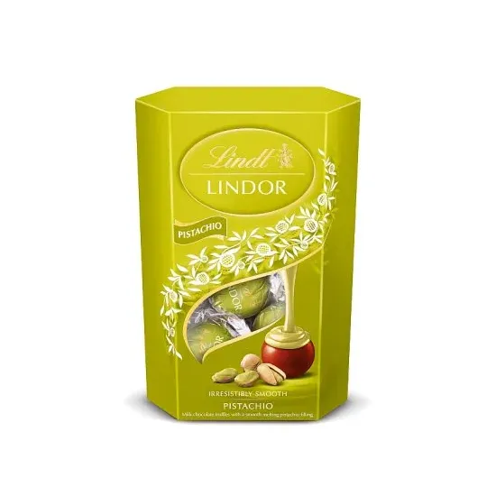 Lindt Lindor Pistachio Cornet 200g