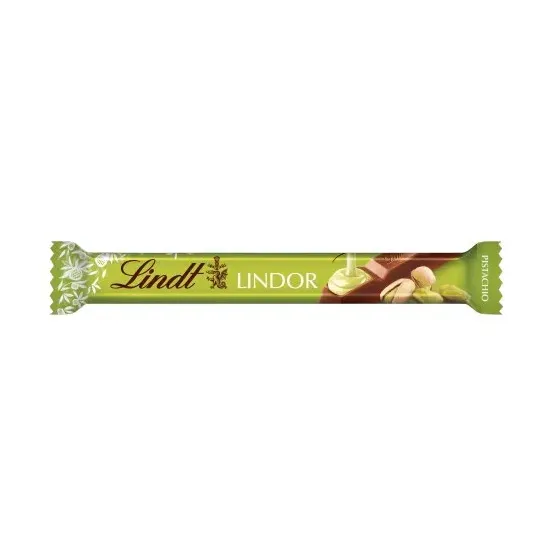 Lindt Lindor Milk Chocolate Bar Pistachio 38g
