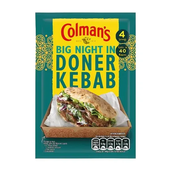 Colman Doner Kebab Mix 38g