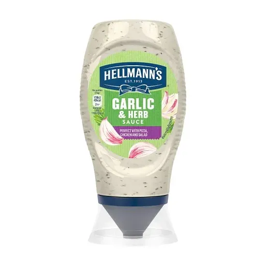 Hellmanns Garlic&Herb Squezzy 250ml