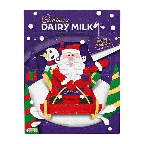 Cadbury Dairy Milk Advent Calendar 90g