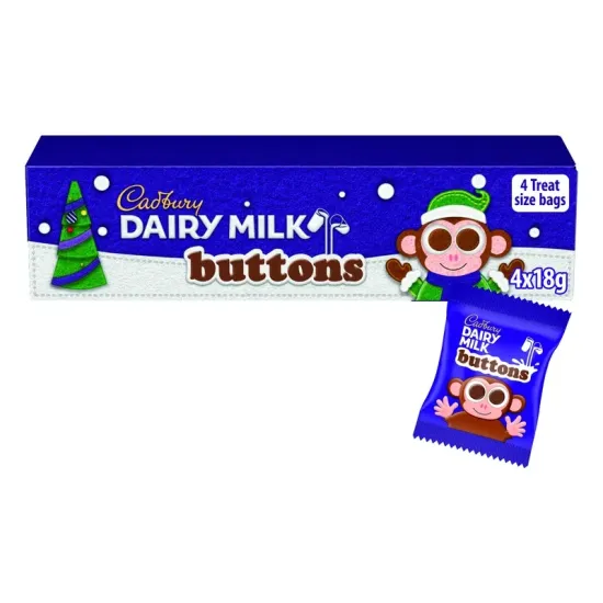 Cadbury Dairy Milk Buttons Tube 72g
