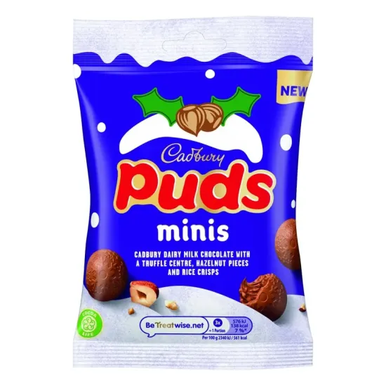Cadbury Puds Minis Clipstrip 73g