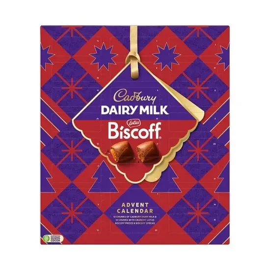 Cadbury Dairy Milk Biscoff Advent Calendar 236g