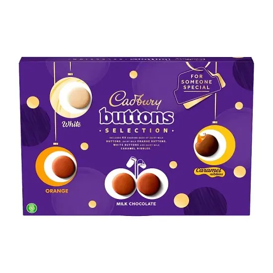 Cadbury Buttons Chocolate Selection Box 340g