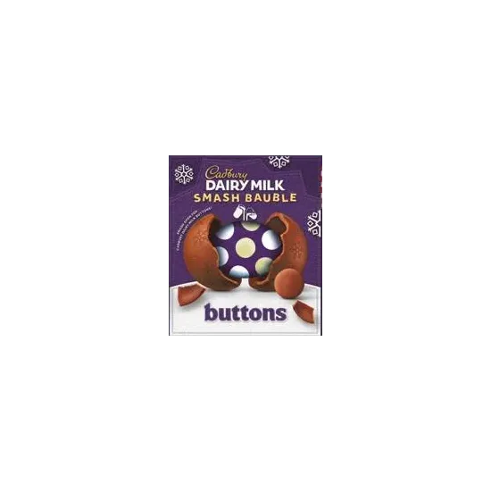 Cadbury Dairy Milk Smash Bauble Buttons 90g
