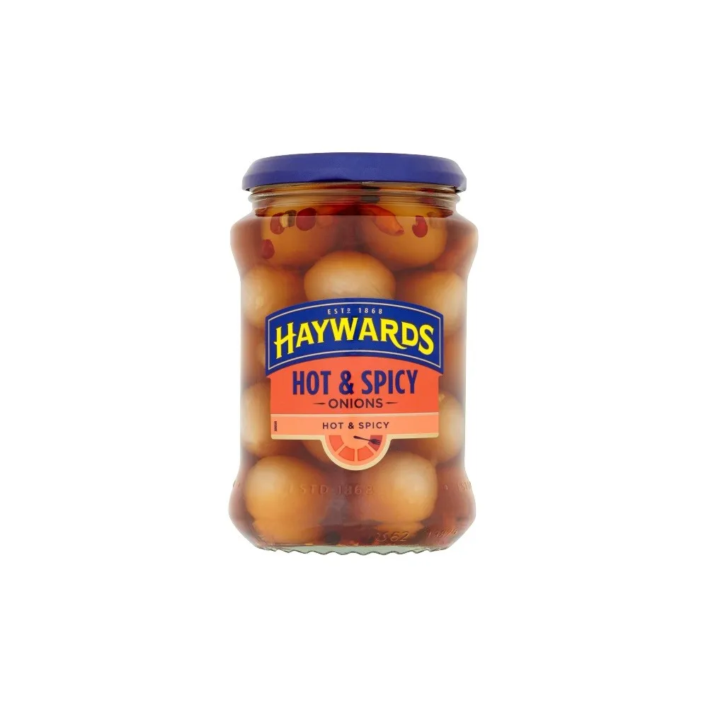 Haywards Hot & Spicy Silverskin Onions 400g Haywards Hot & Spicy Silverskin Onions 400g