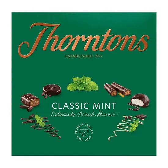 Thorntons Classic Assorted Mint Chocolate Box 233g