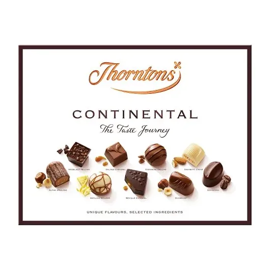 Thorntons Continental Assorted 264g