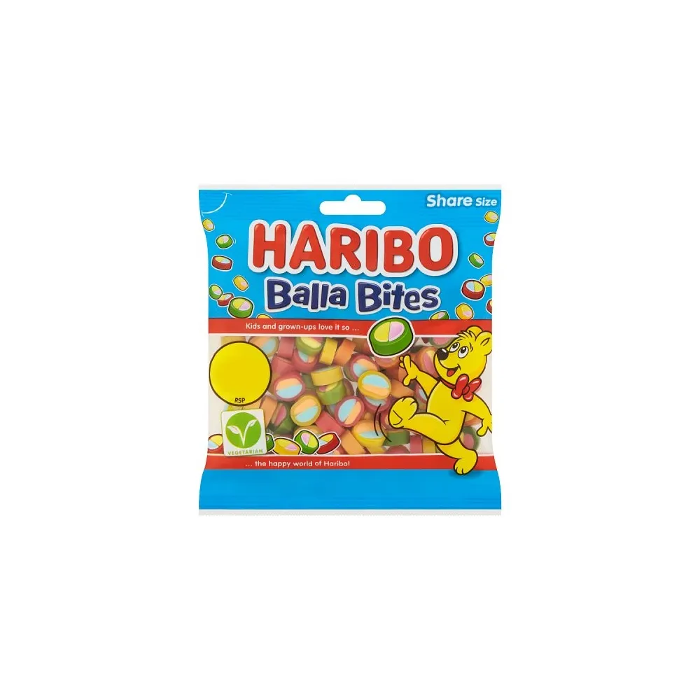 Haribo Balla Bites PMP 140g Haribo Balla Bites PMP 140g