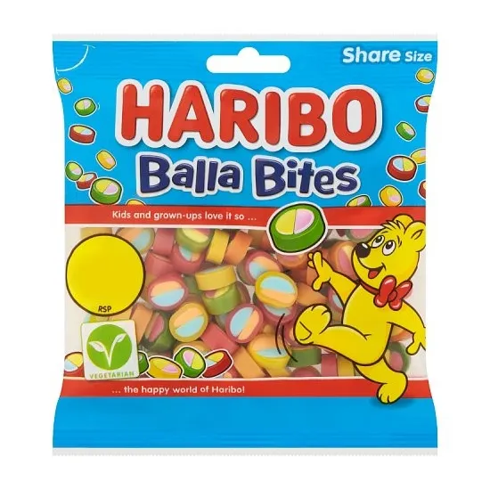 Haribo Balla Bites PMP 140g Haribo Balla Bites PMP 140g