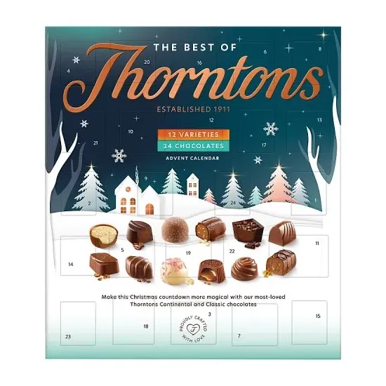 Best Of Thorntons Advent Calendar 253g