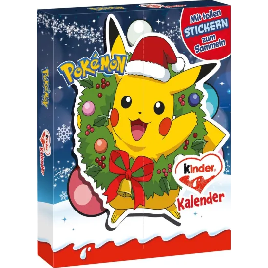 Kinder Pokemon Advent Calendar 198g