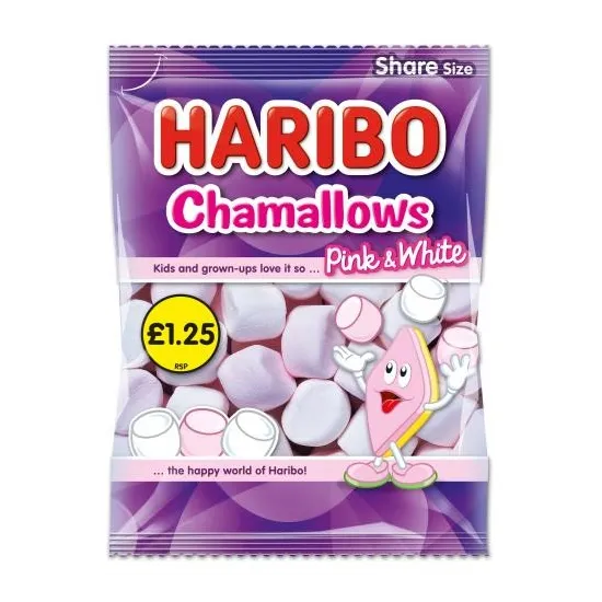 Haribo Chamallows P&W PMP 140g Haribo Chamallows P&W PMP 140g