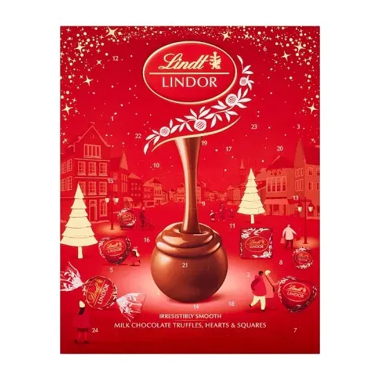 Lindt Lindor Milk Advent Calendar 235g