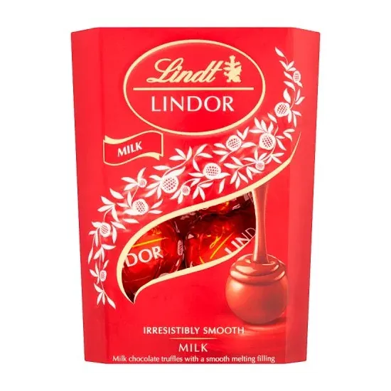 Lindt Lindor Milk Chocolate Cornet 37g