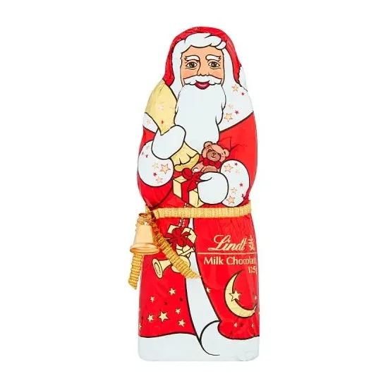 Lindt Santa Milk Chocolate 125g
