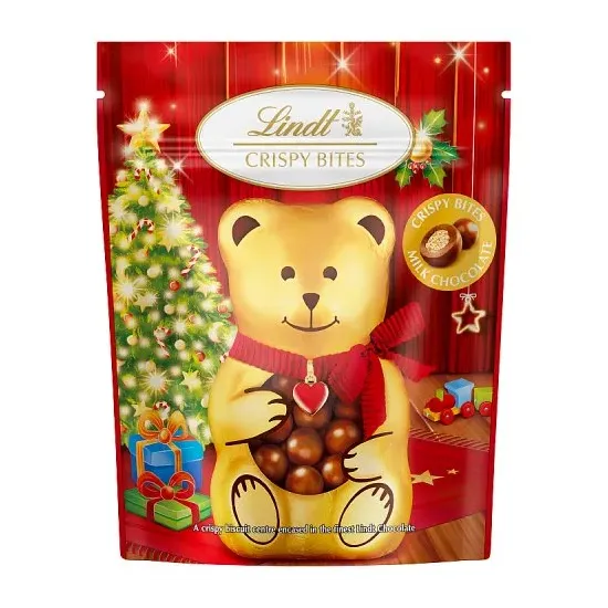 Lindt Crispy Bites Teddy Pouch 120g