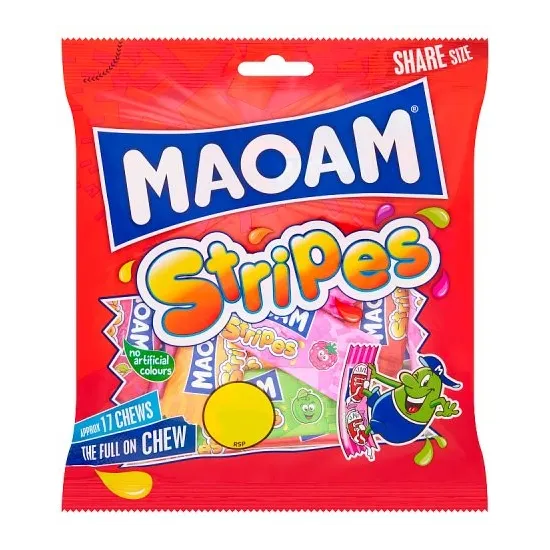 Haribo Maoam Stripes PMP 140g Haribo Maoam Stripes PMP 140g