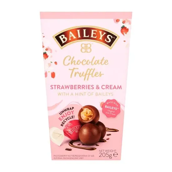 Baileys Strawberry & Cream Truffles 205g